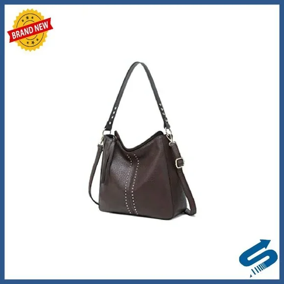 Large PU Leather Hobo Bag with Detachable Strap for Tablet & Essentials - Picture 4 of 8